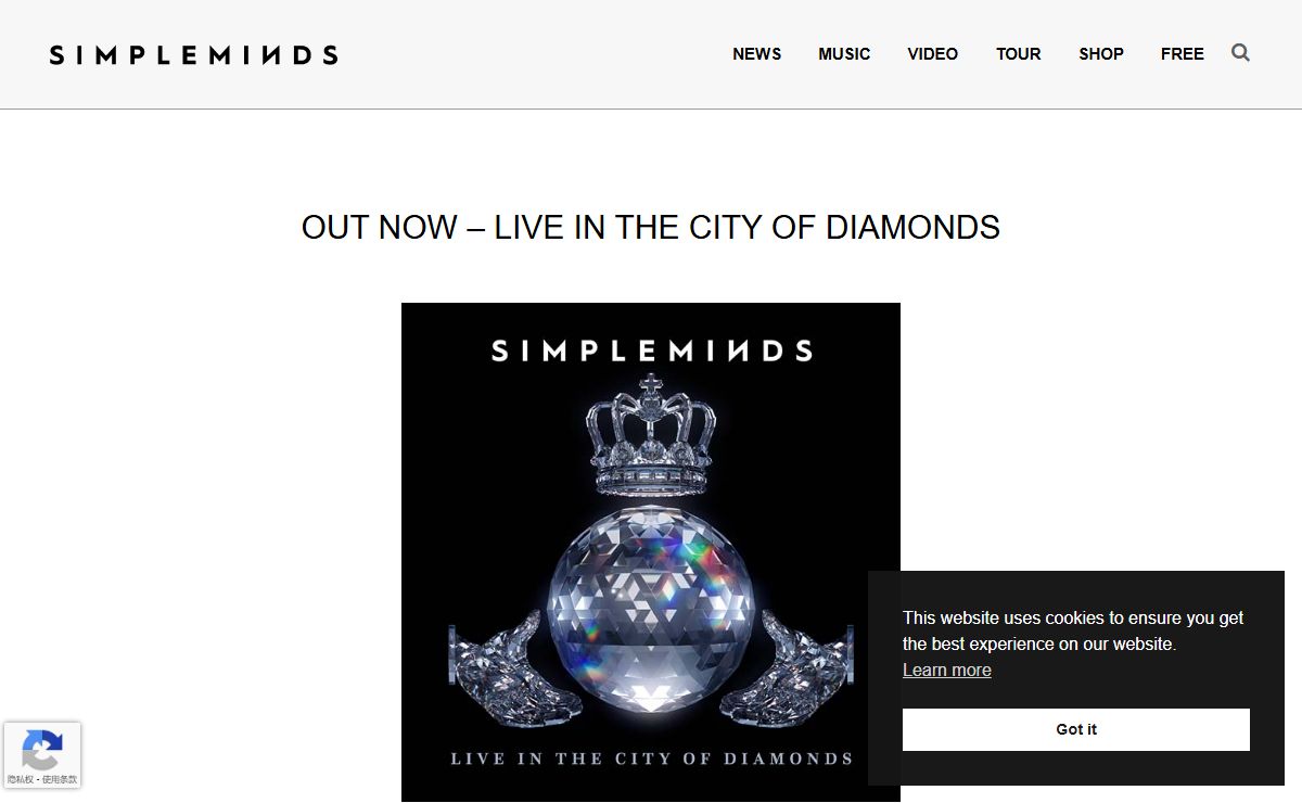 Simple Minds Official Website - SIMPLEMINDS.COM