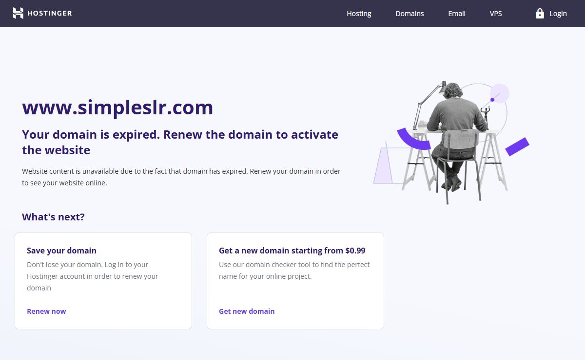 Your domain is expired