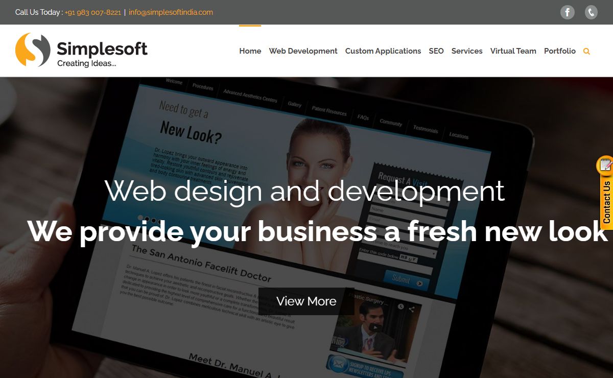 Complete Web Design and Development Solution Company from India