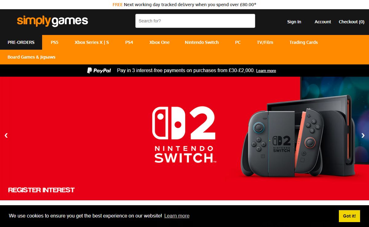 UK Online Video Games and Entertainment Retailer | SimplyGames