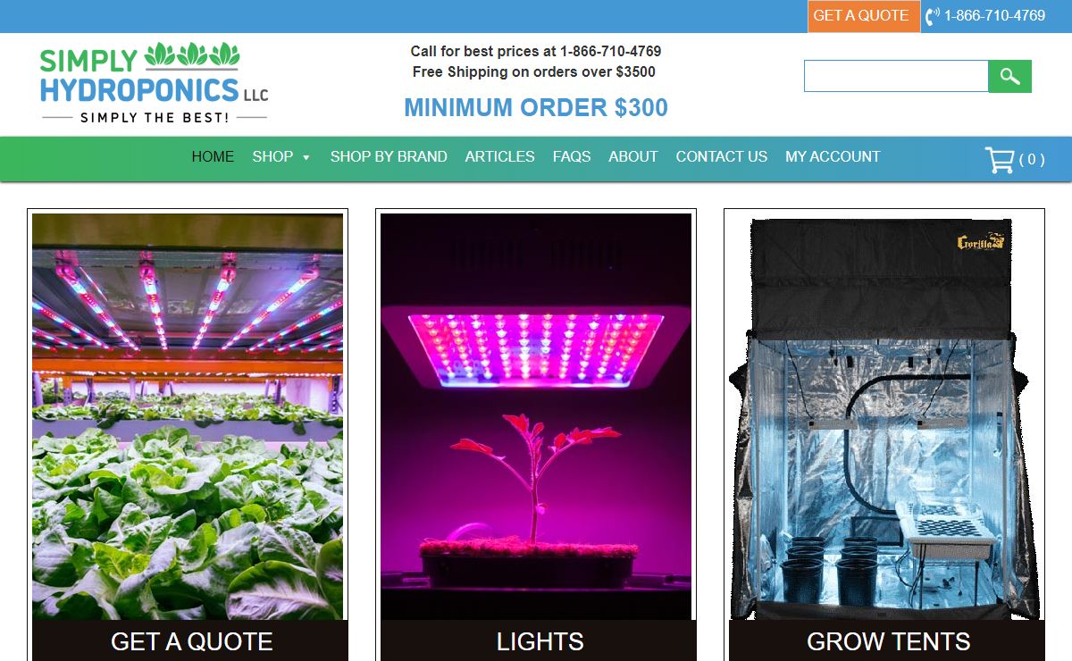 Hydroponics Systems from Simply Hydro – Buy Online and Save Now