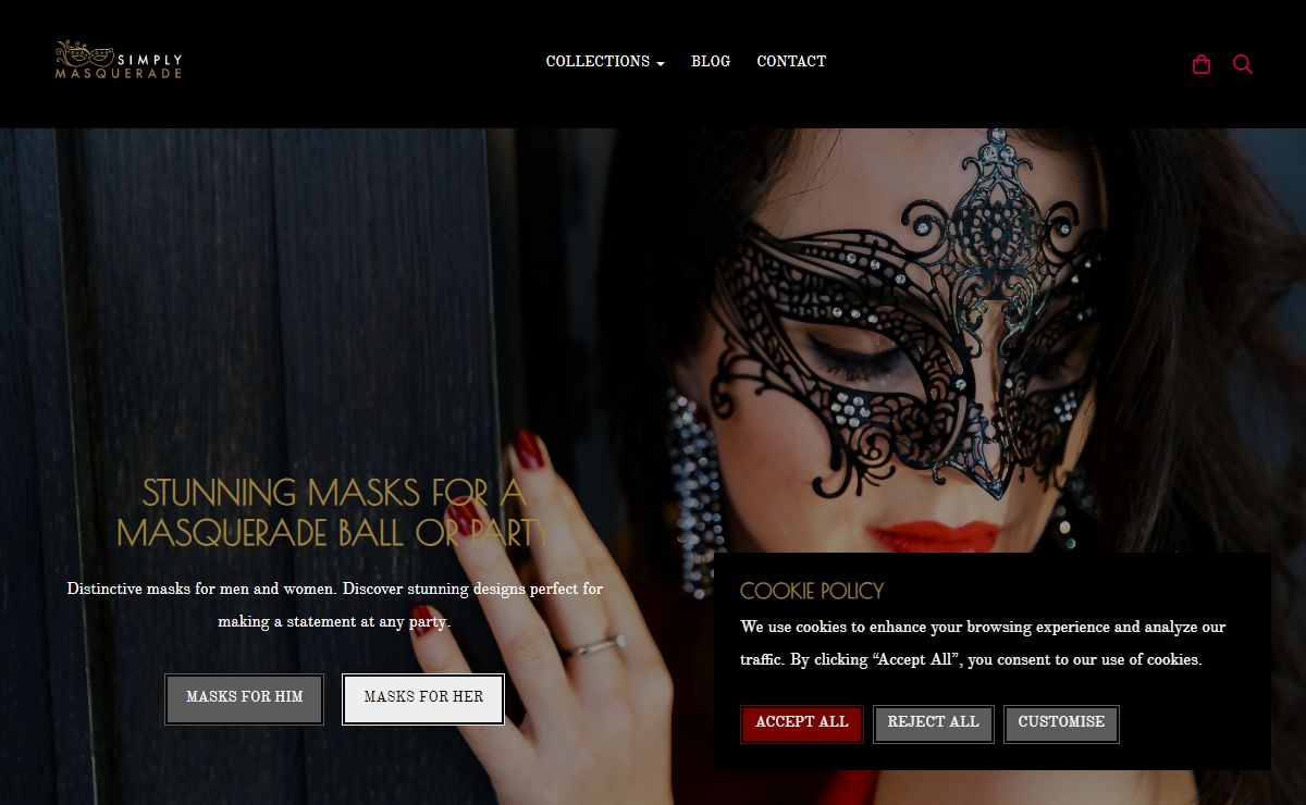 Masquerade Masks | Buy The Best For A Party Or Venetian Ball