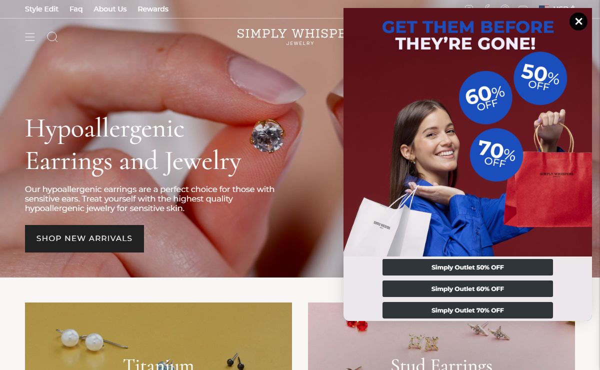Earrings For Sensitive Ears | Simply Whispers