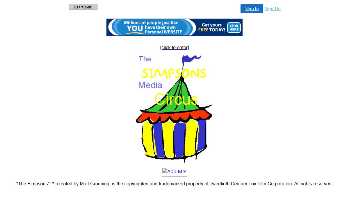 Welcome to the Simpsons Media Circus