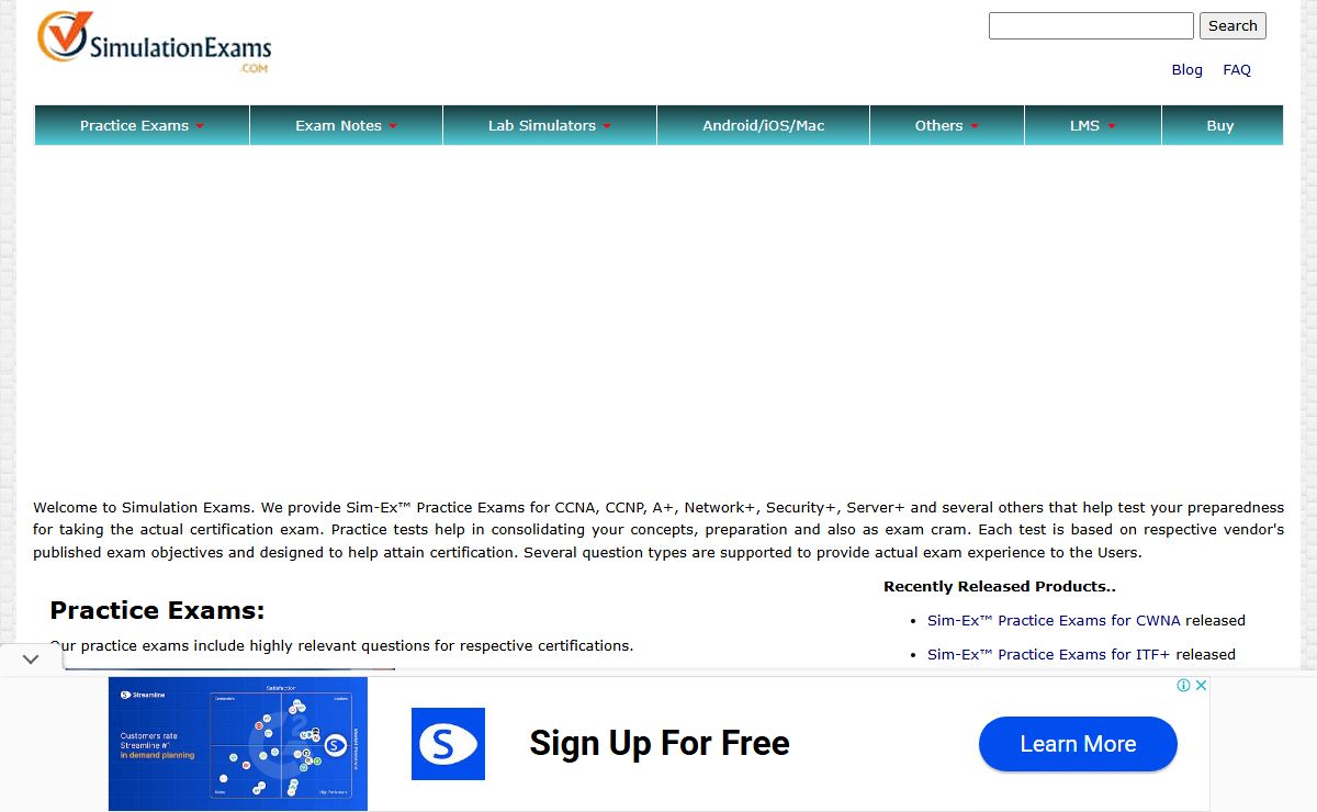 Practice Tests, Lab Sims and Exam Notes | IT Certs