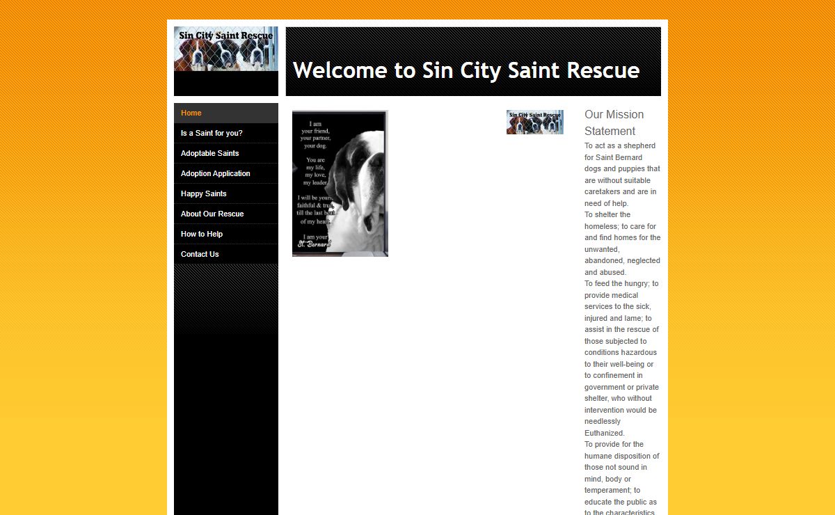 Welcome to Sin City Saint Rescue - Home