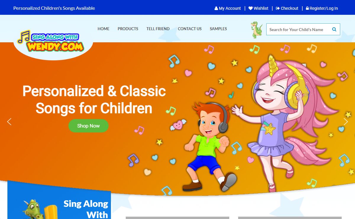 Sing Along With Wendy.com