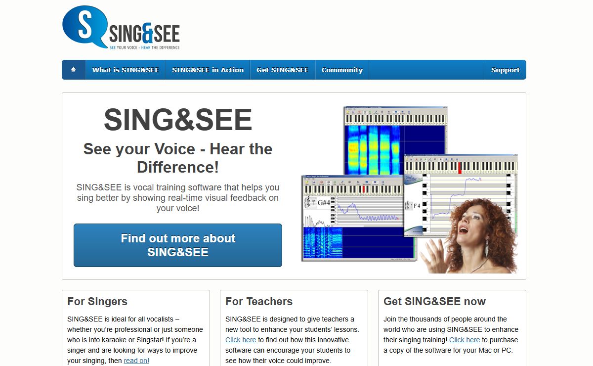 Singing Software | Voice Training | Vocal Training | SING&SEE