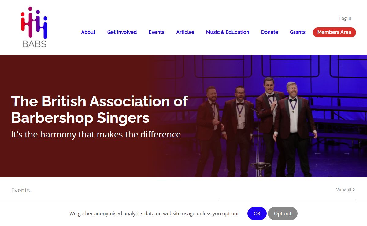 The British Association Of Barbershop Singers | Home