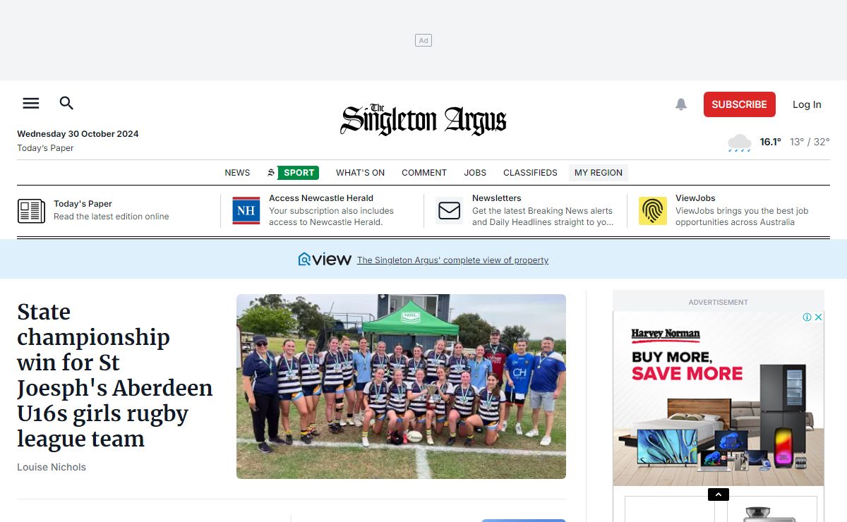 Singleton Argus news, sport and weather | The Singleton Argus | Singleton, NSW