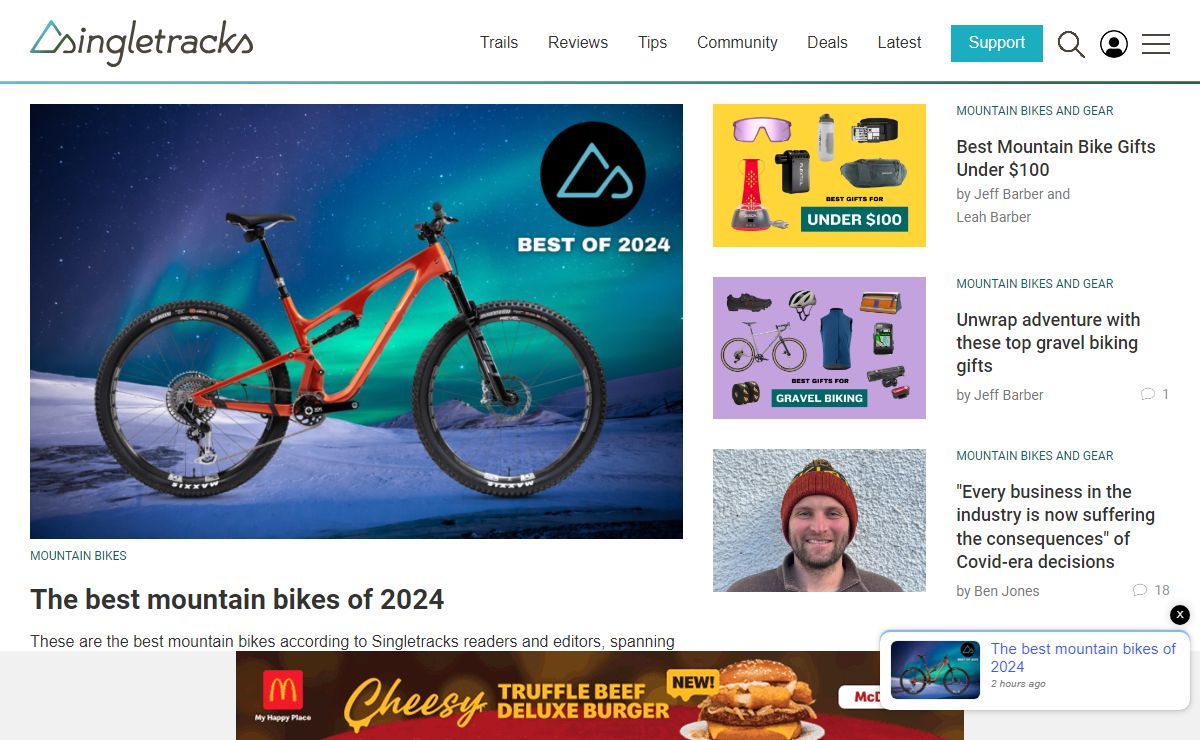 Singletracks Mountain Bike News, Reviews, MTB Trails and Community - Singletracks Mountain Bike News