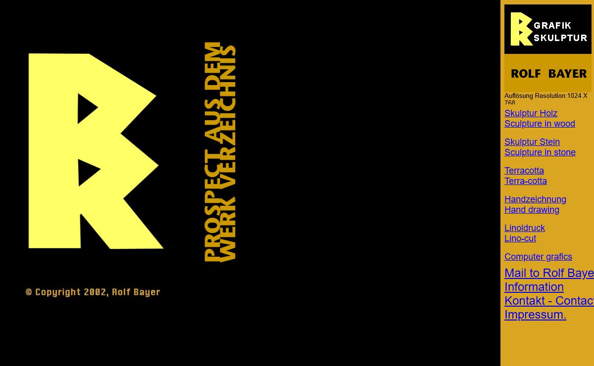 Rolf Bayer Katalog