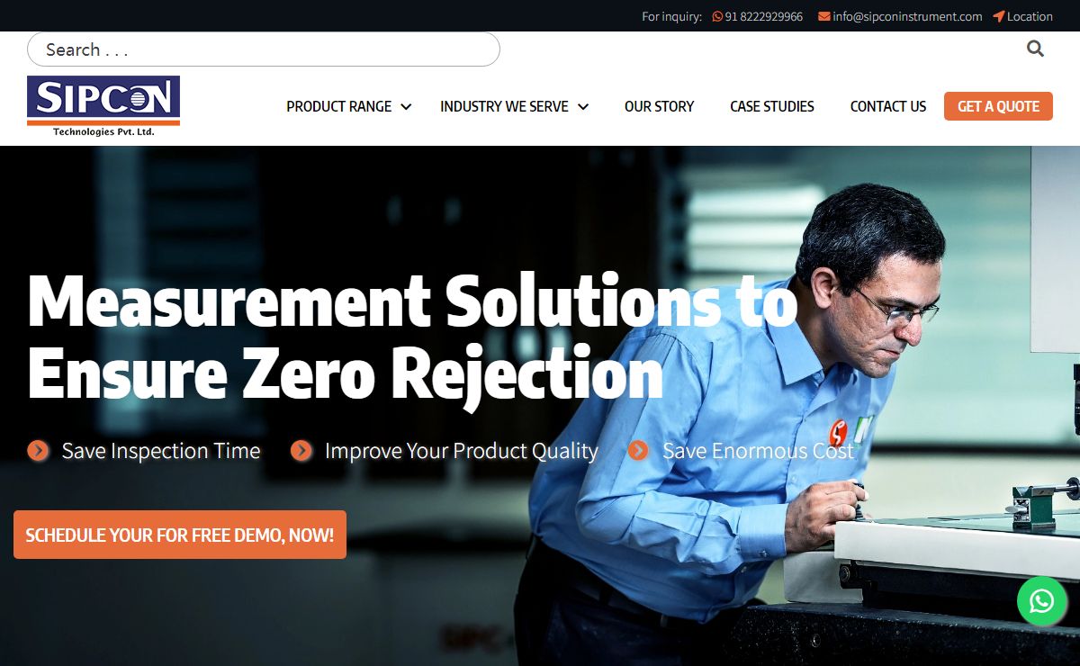 Precision & Dimensions Measuring Instruments Manufacturer | Sipcon