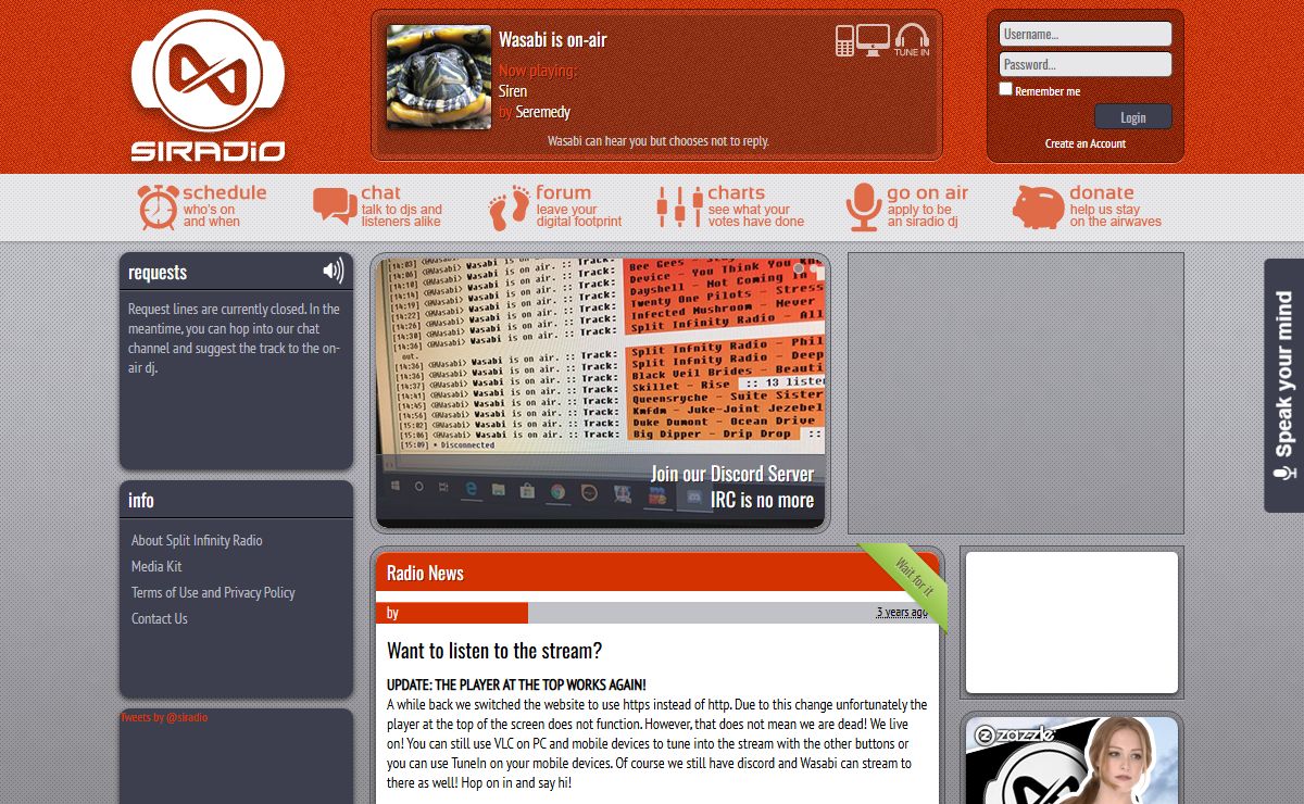 Split Infinity Radio