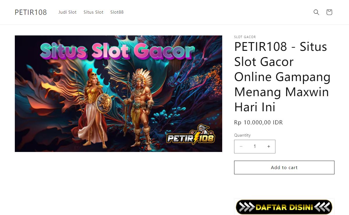 PETIR108 - Situs Slot Gacor Online Gampang Menang Maxwin Hari Ini