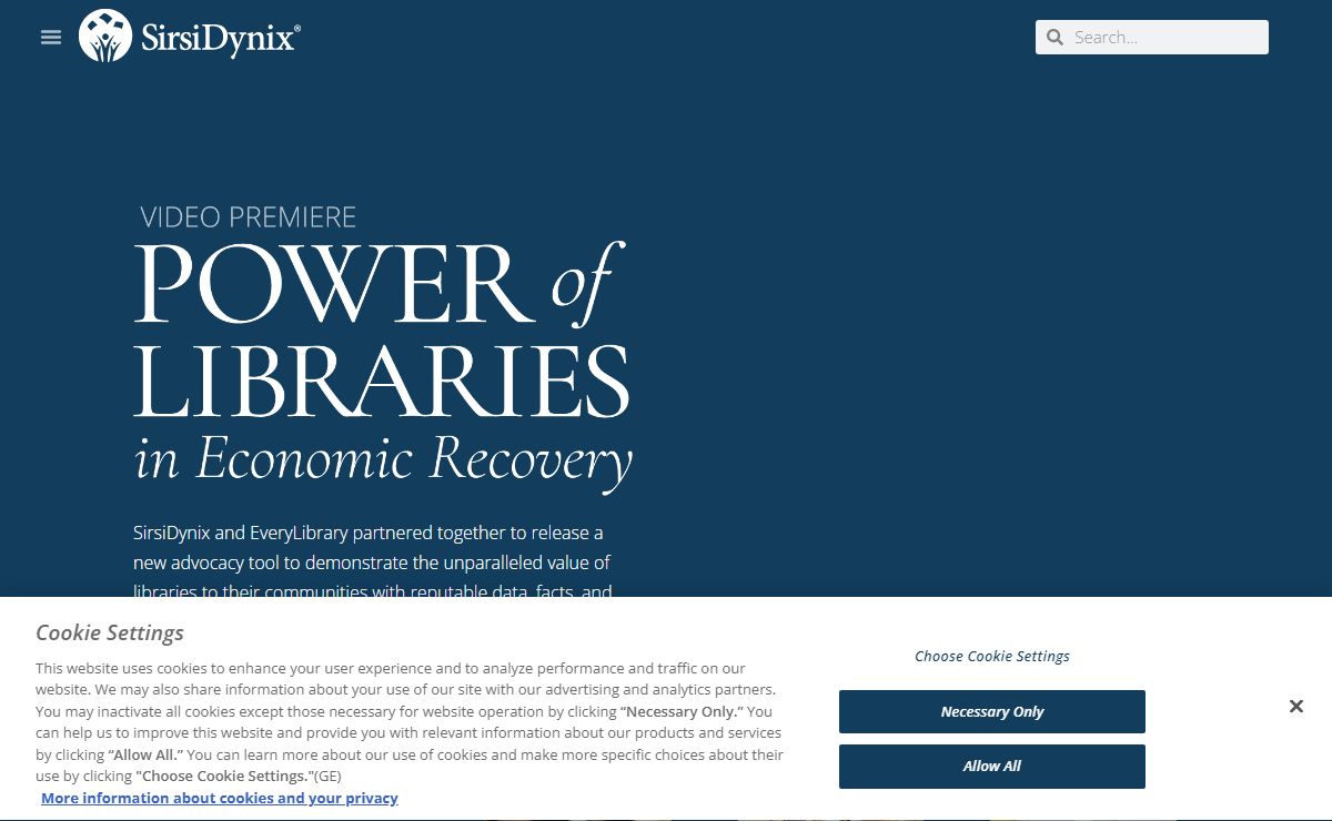 SirsiDynix – We believe in the power of libraries.