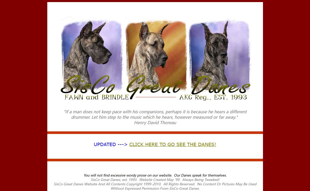 SisCo Great Danes