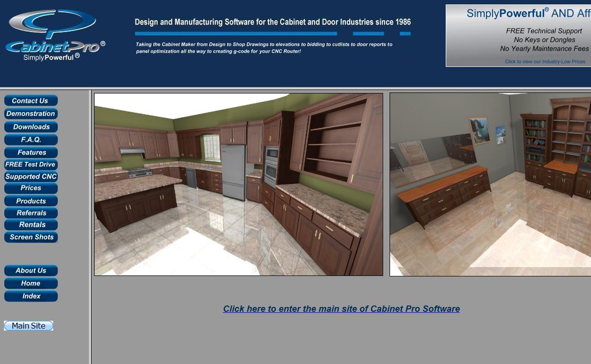 Cabinet making design software for cabinetry and woodworking