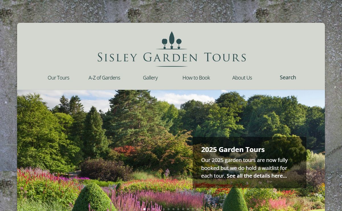 Sisley Garden Tours - English Garden Tours 2023