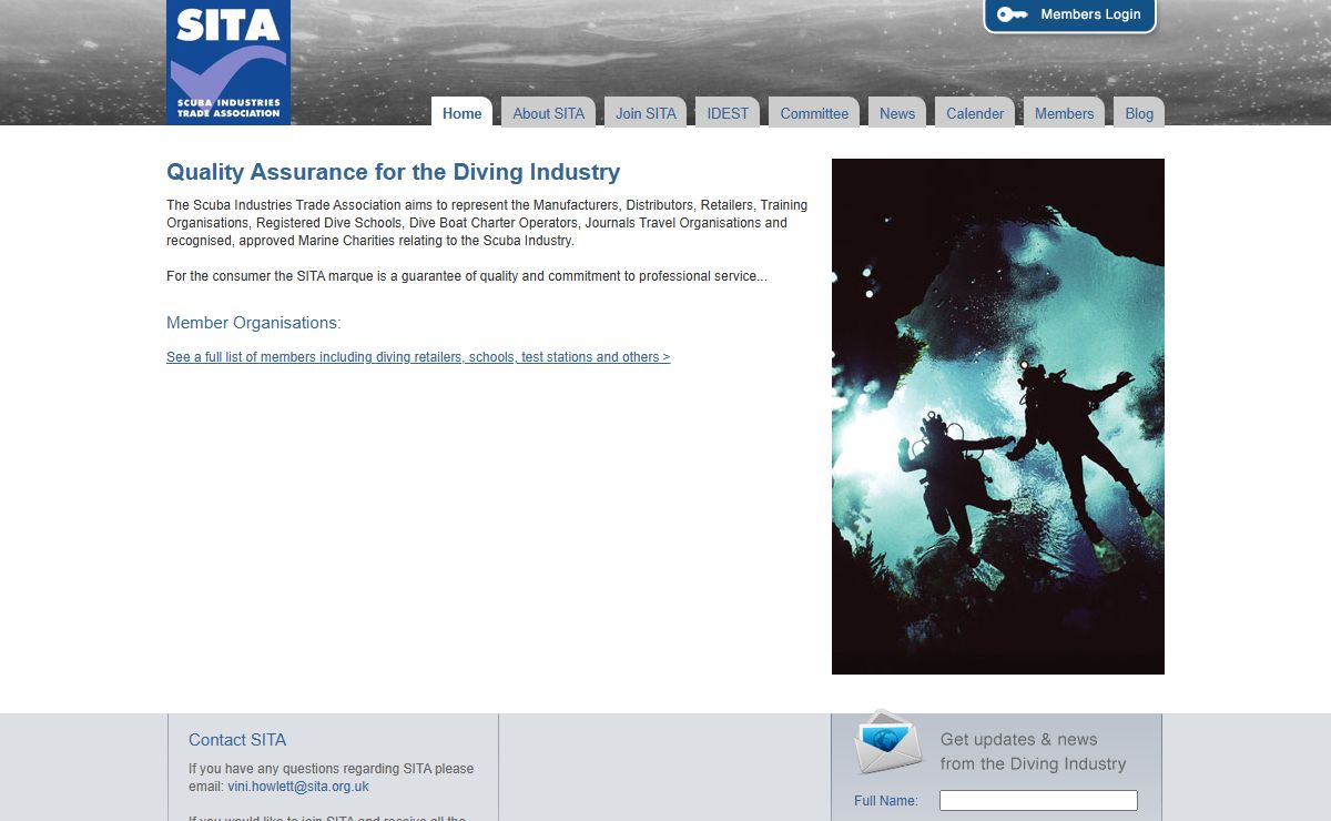 Scuba Industries Trade Association | SITA