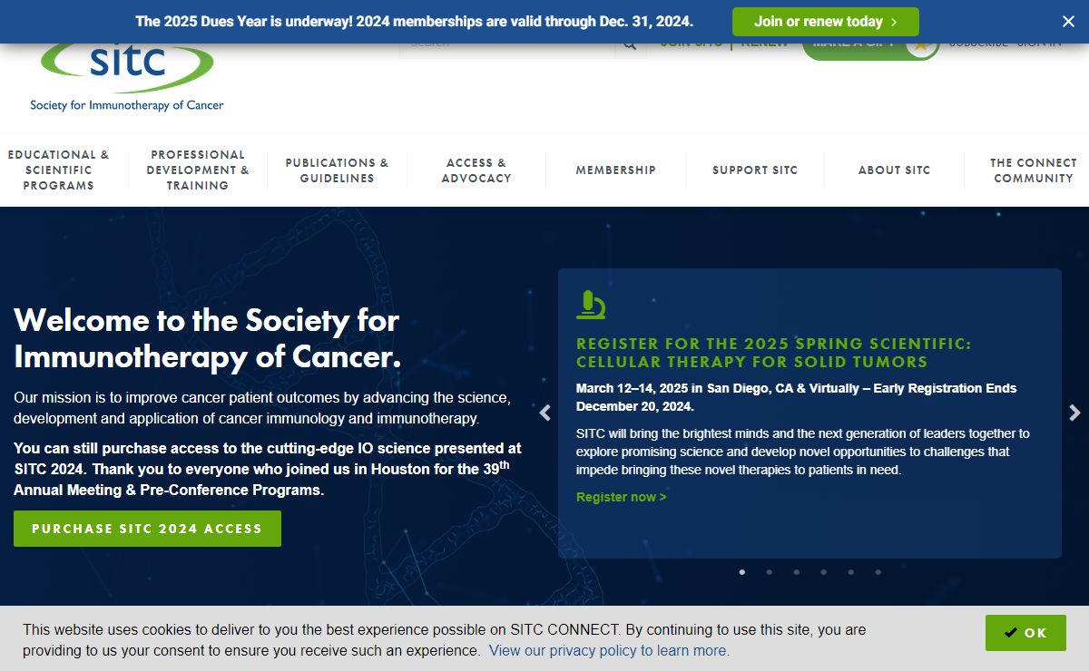 SITC Cancer Immunotherapy CONNECT - Society for Immunotherapy of Cancer (SITC)
