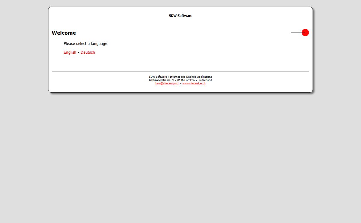 Welcome to SDW Software