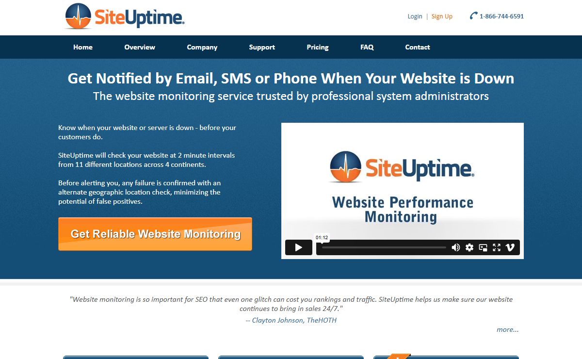 SiteUptime - Website and Server Monitoring Service