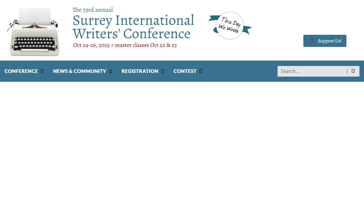 Surrey International Writers' Conference | Professional Development