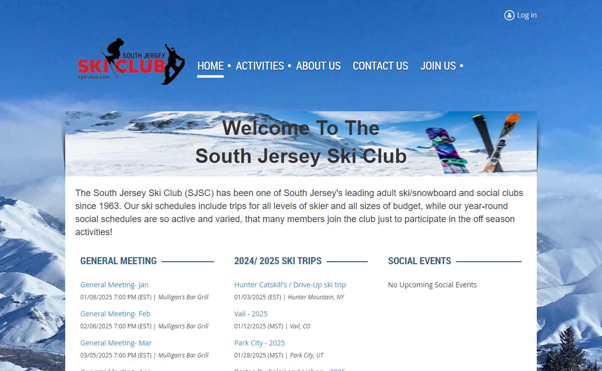 South Jersey Ski Club - Home