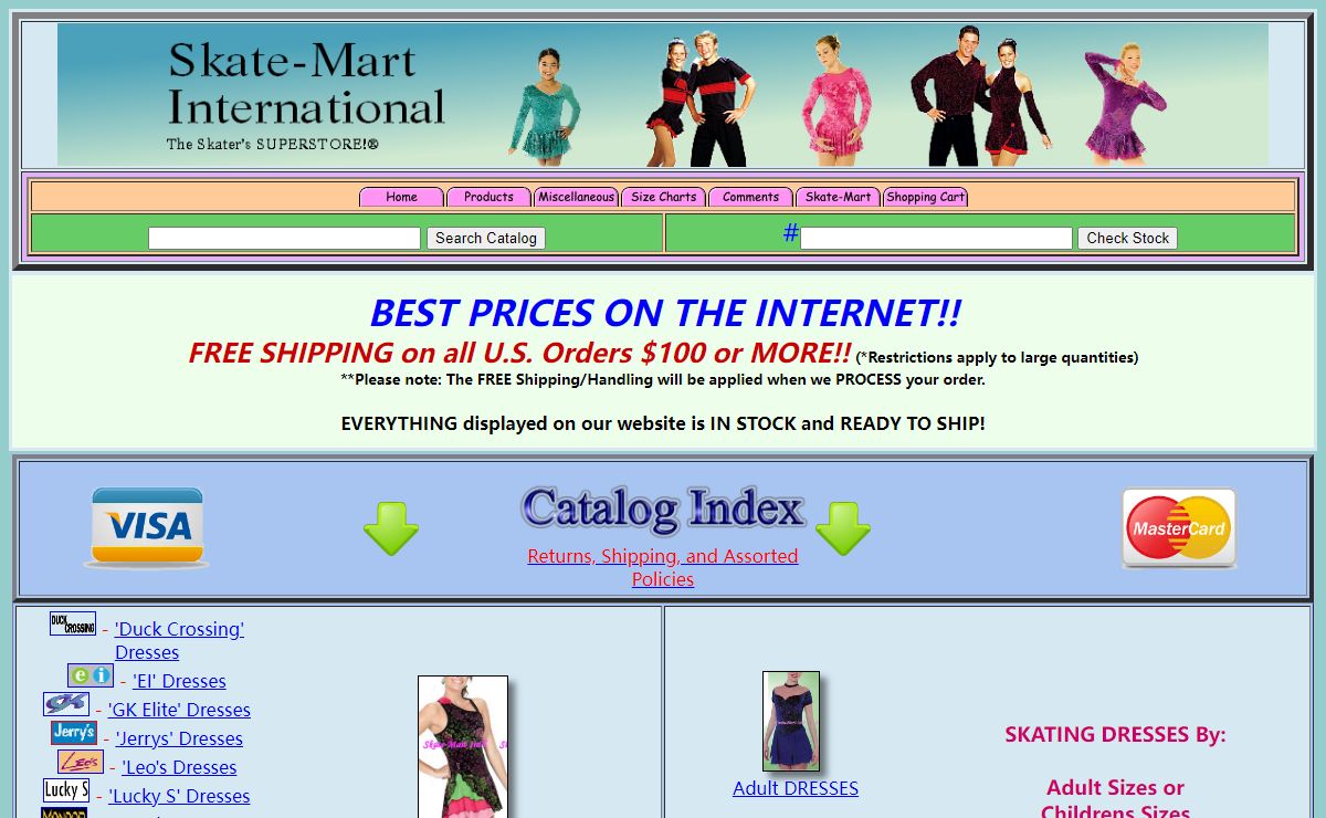 Skate-Mart International - Catalog Index
