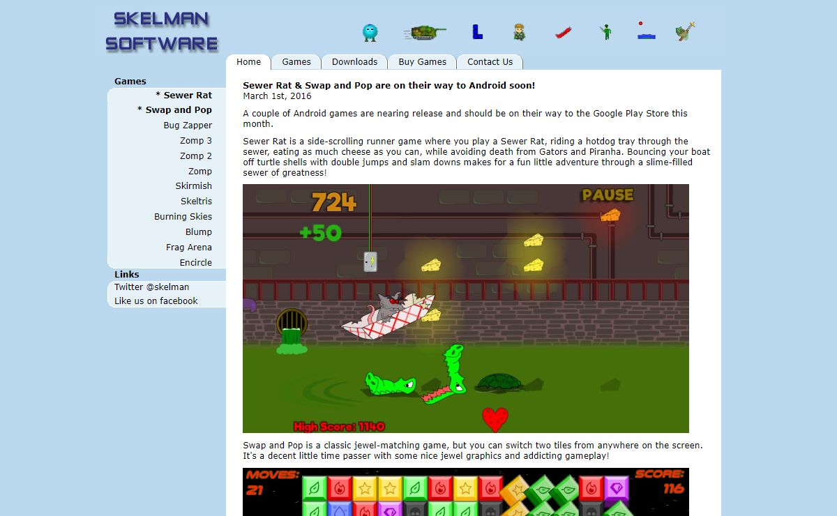 Skelman Software - Freeware and Shareware games that are fun.