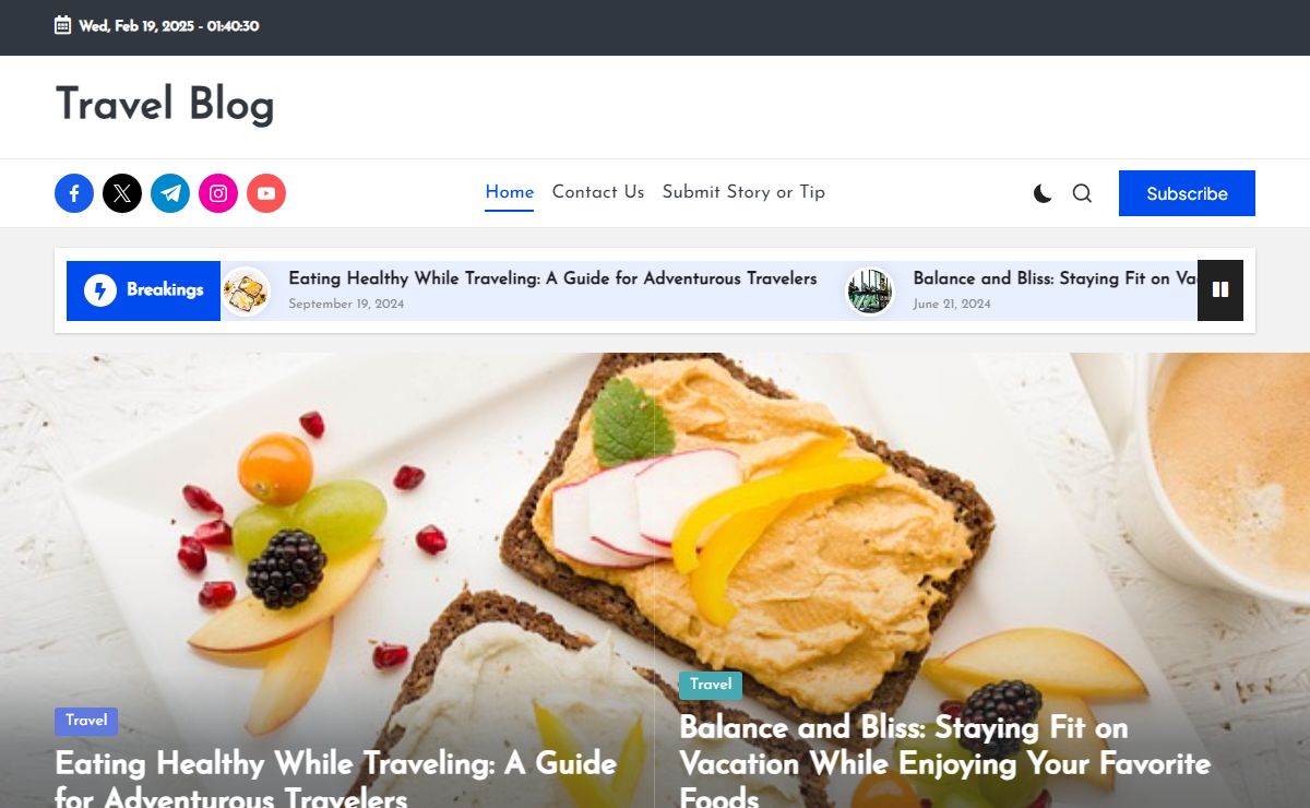 Travel Blog