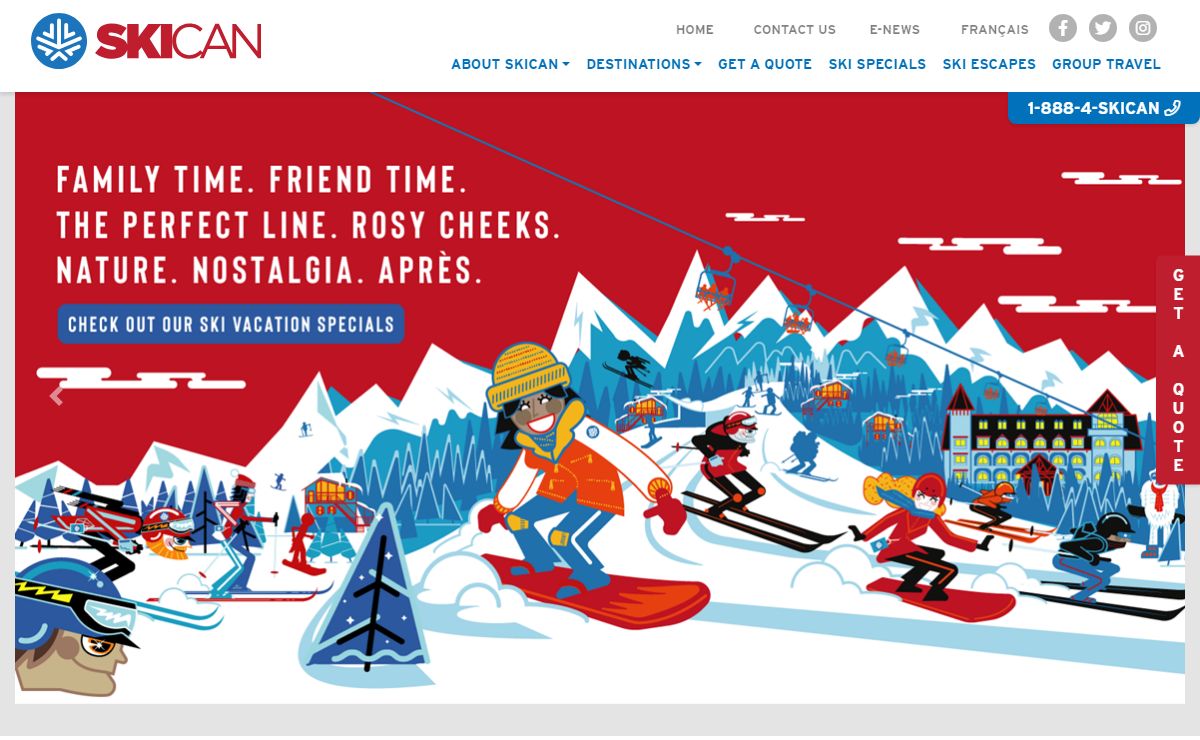 Skican | Ski Vacations in Canada, United States, Quebec, Europe, Chile and Japan | Canada’s Largest Provider of Ski Holiday Package Deals