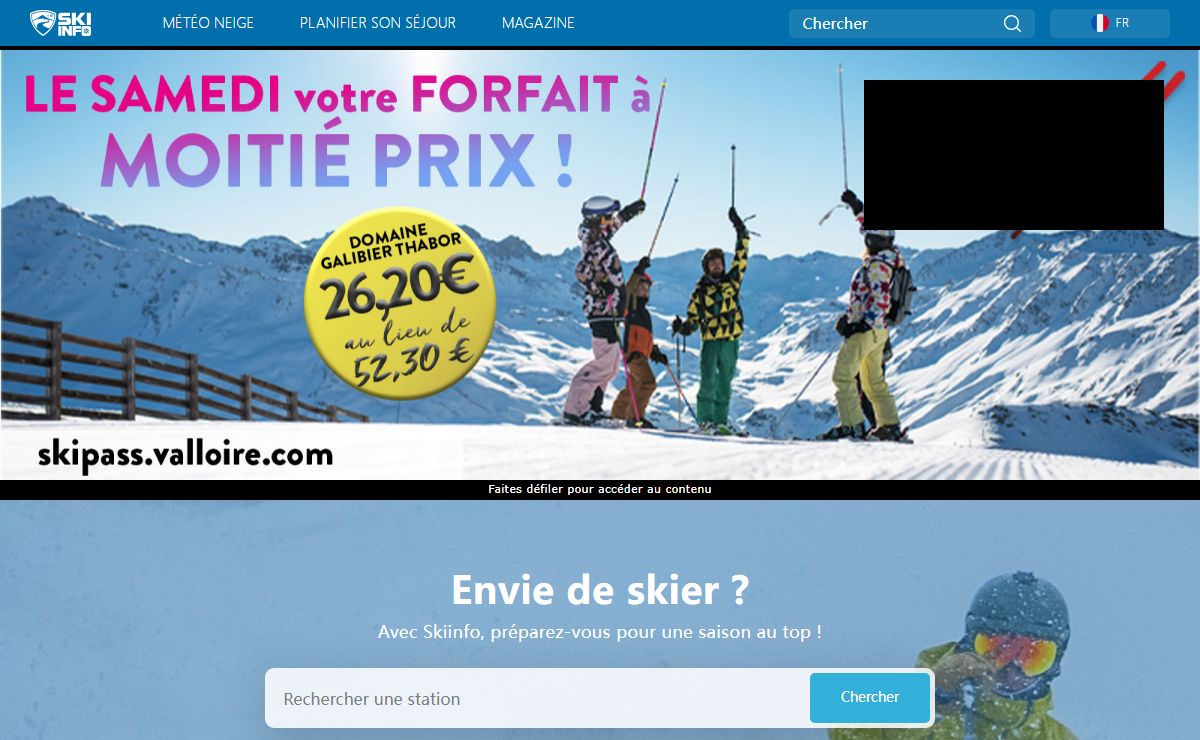 Skiinfo - n°1 sur le ski: 2 200 stations de ski (enneigement, webcams...)