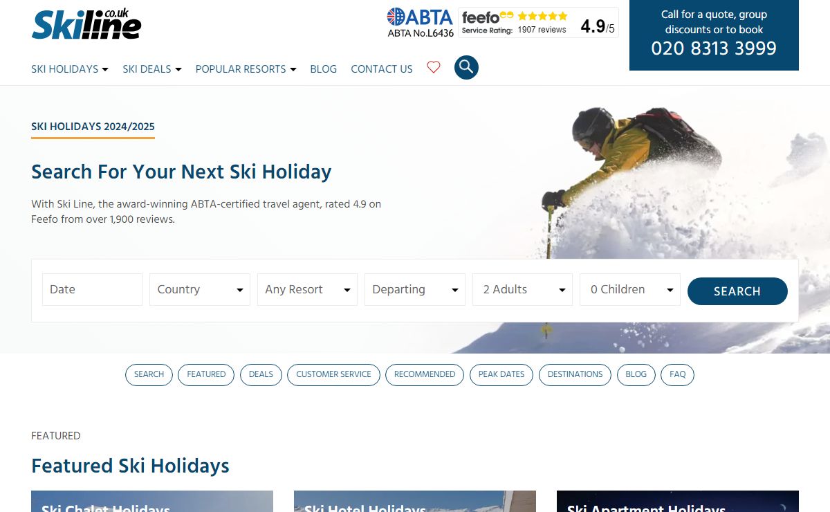 Ski holidays, Catered chalets & Luxury hotels | Ski Line ®