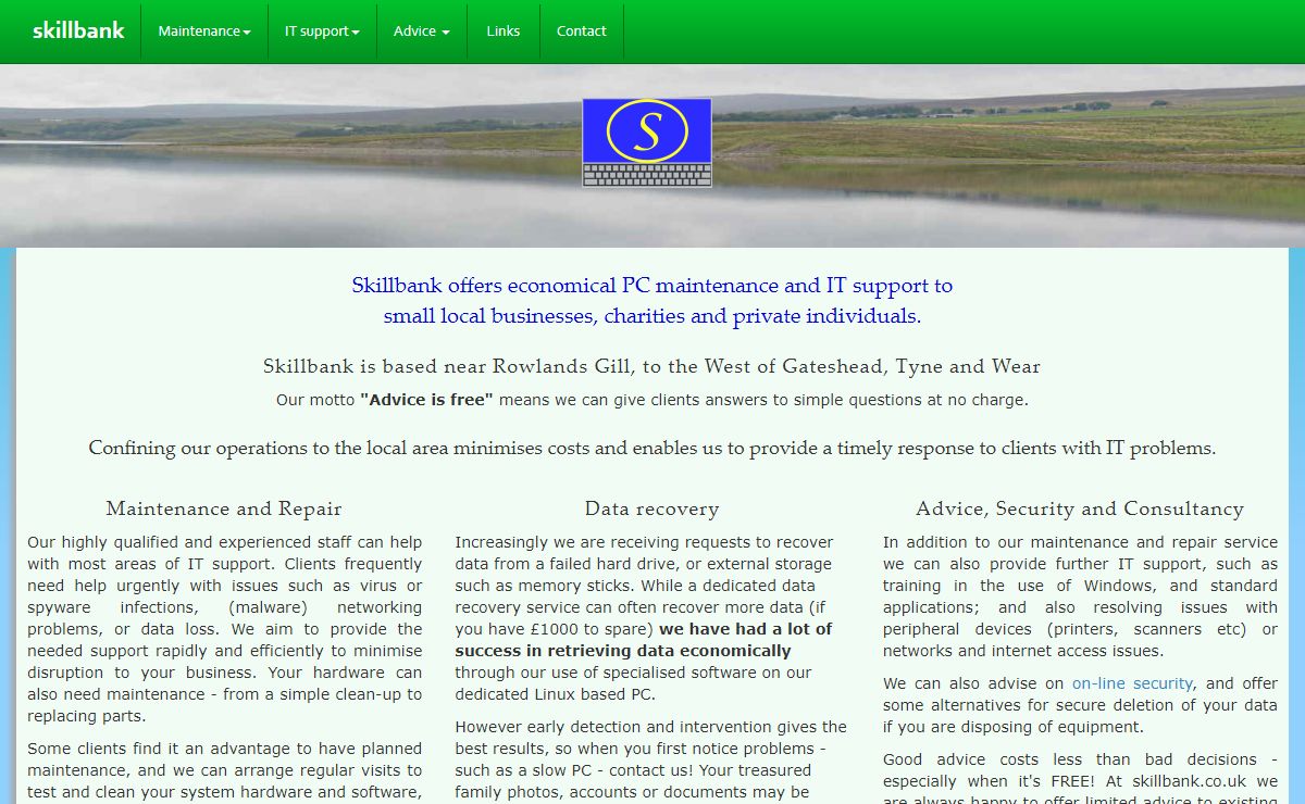 skillbank: PC maintenance and IT support