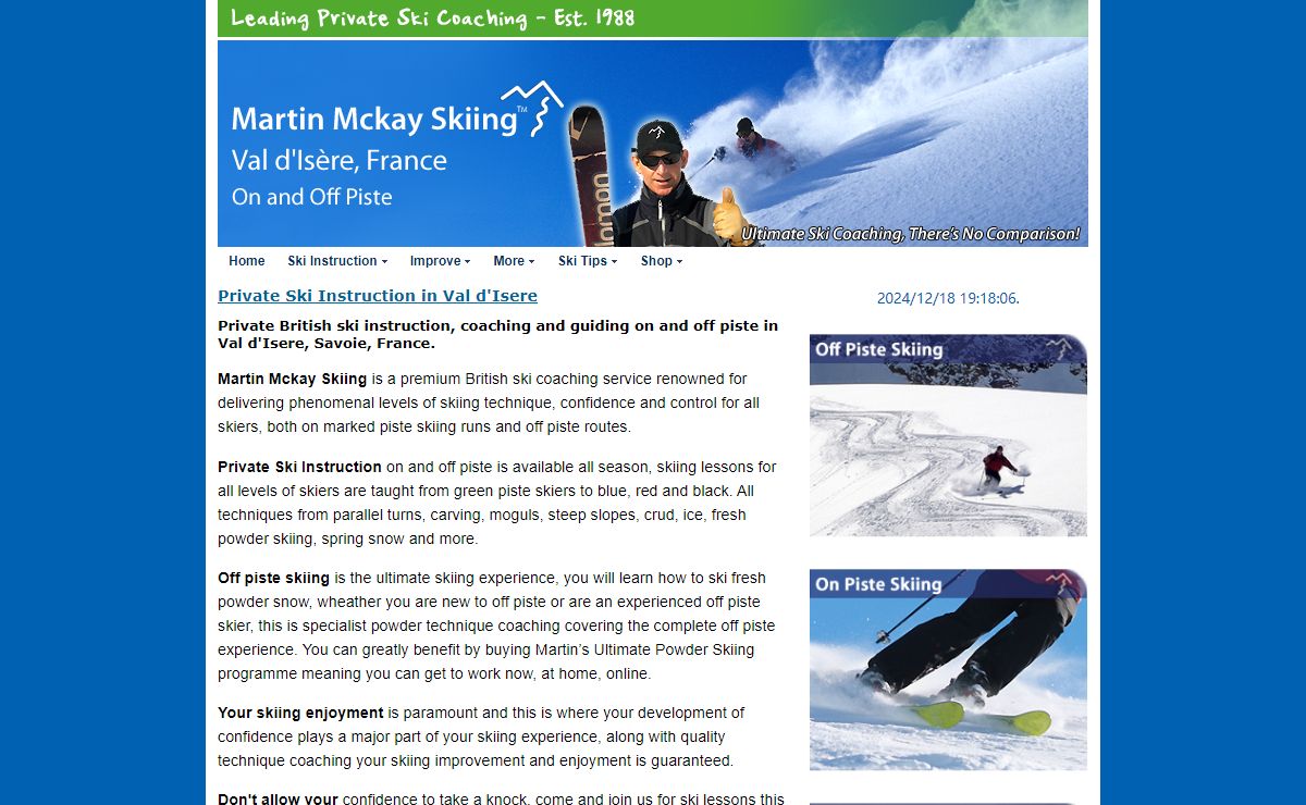 Private Ski Instruction in Val d'Isere and Online