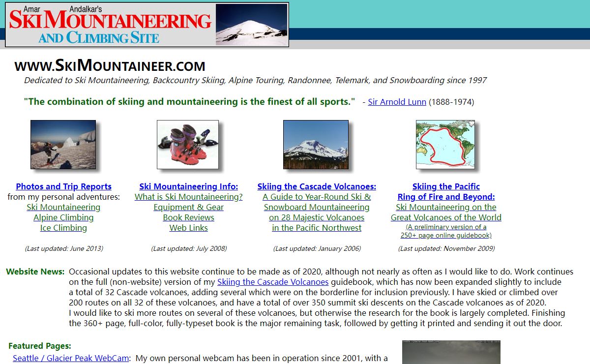 www.skimountaineer.com: Ski Mountaineering, Backcountry Skiing, Snowboarding