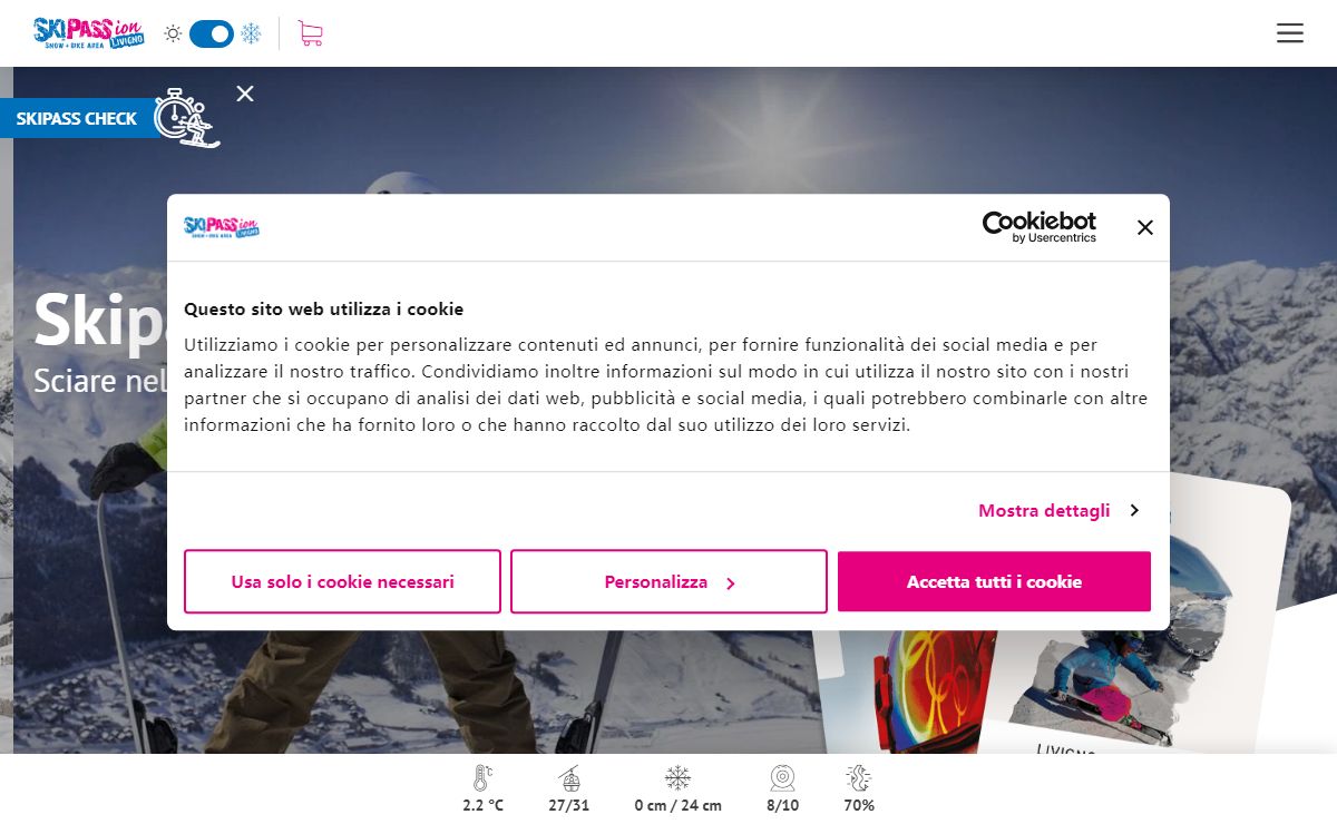 Skipass Livigno: Impianti, tariffe, acquisto skipass online - Skipass Livigno