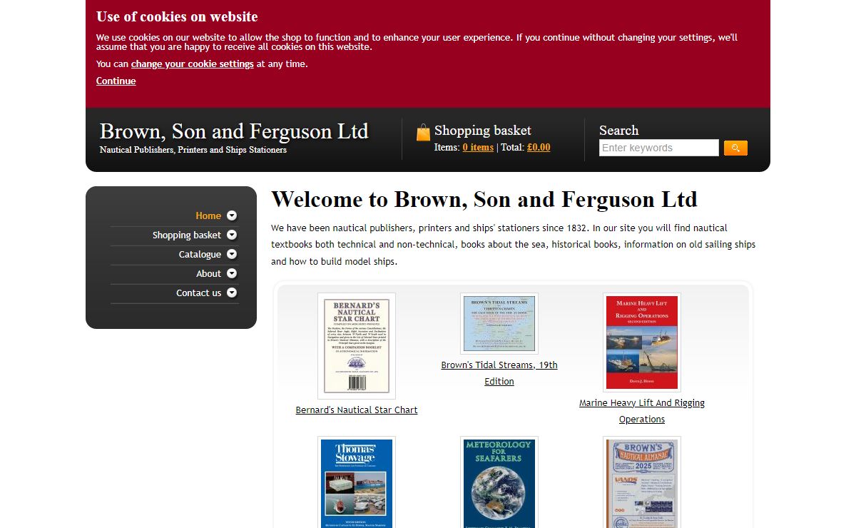 Brown, Son and Ferguson Ltd - Nautical Publishers, Printers and Ships Stationers