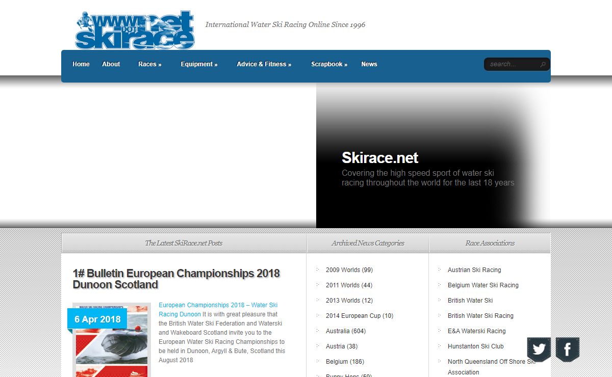 Skirace.net | International Water Ski Racing Online Since 1996