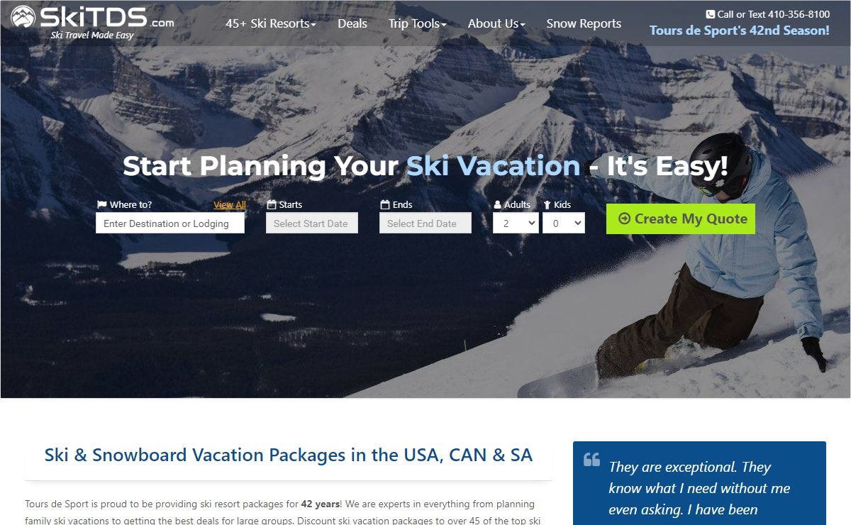 Ski Package Deals and Ski Vacations to the Top Ski Resorts