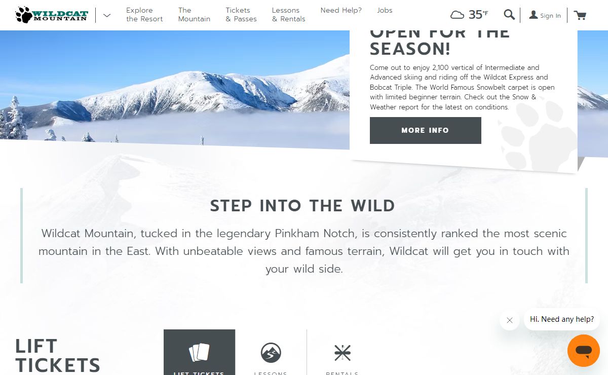 Wildcat Mountain | Wildcat Mountain Resort