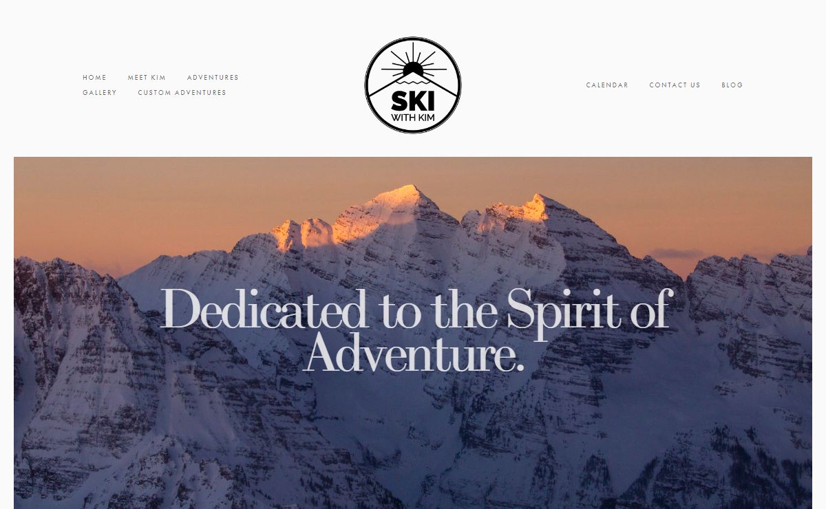SKI WITH KIM