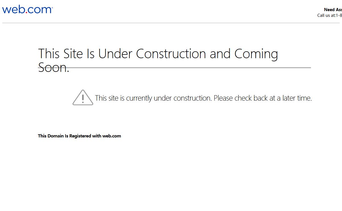 Web Page Under Construction