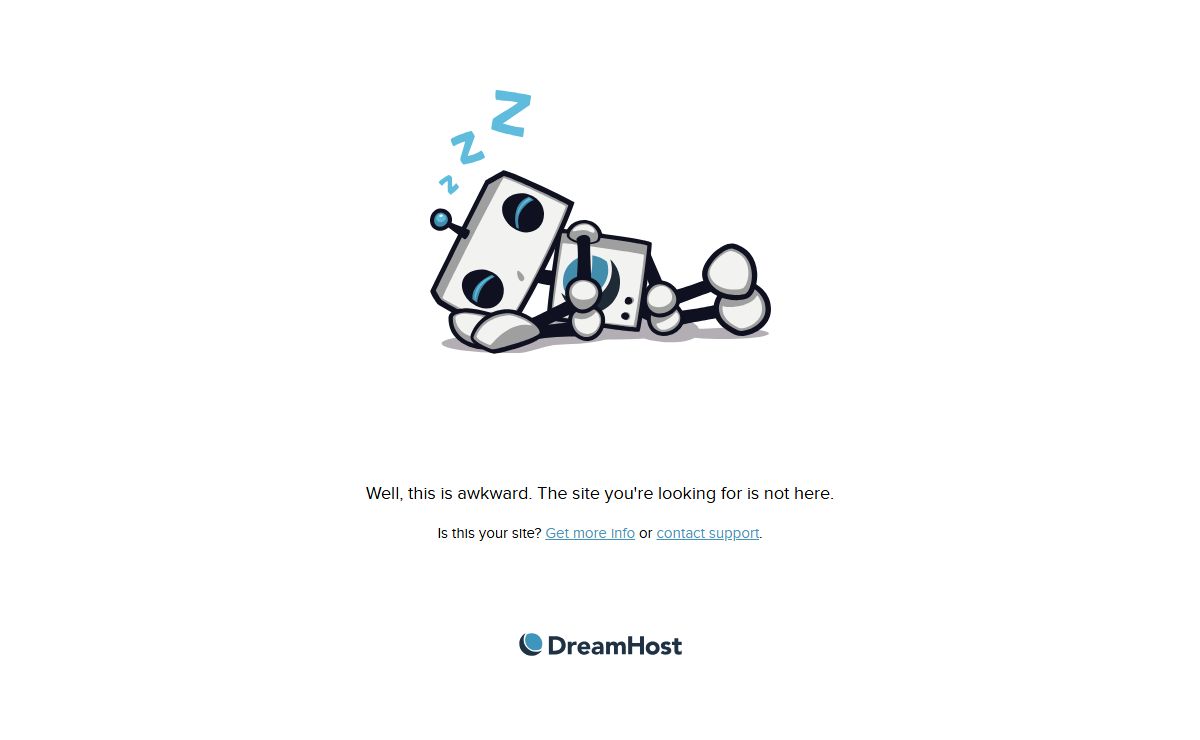 Site not found · DreamHost