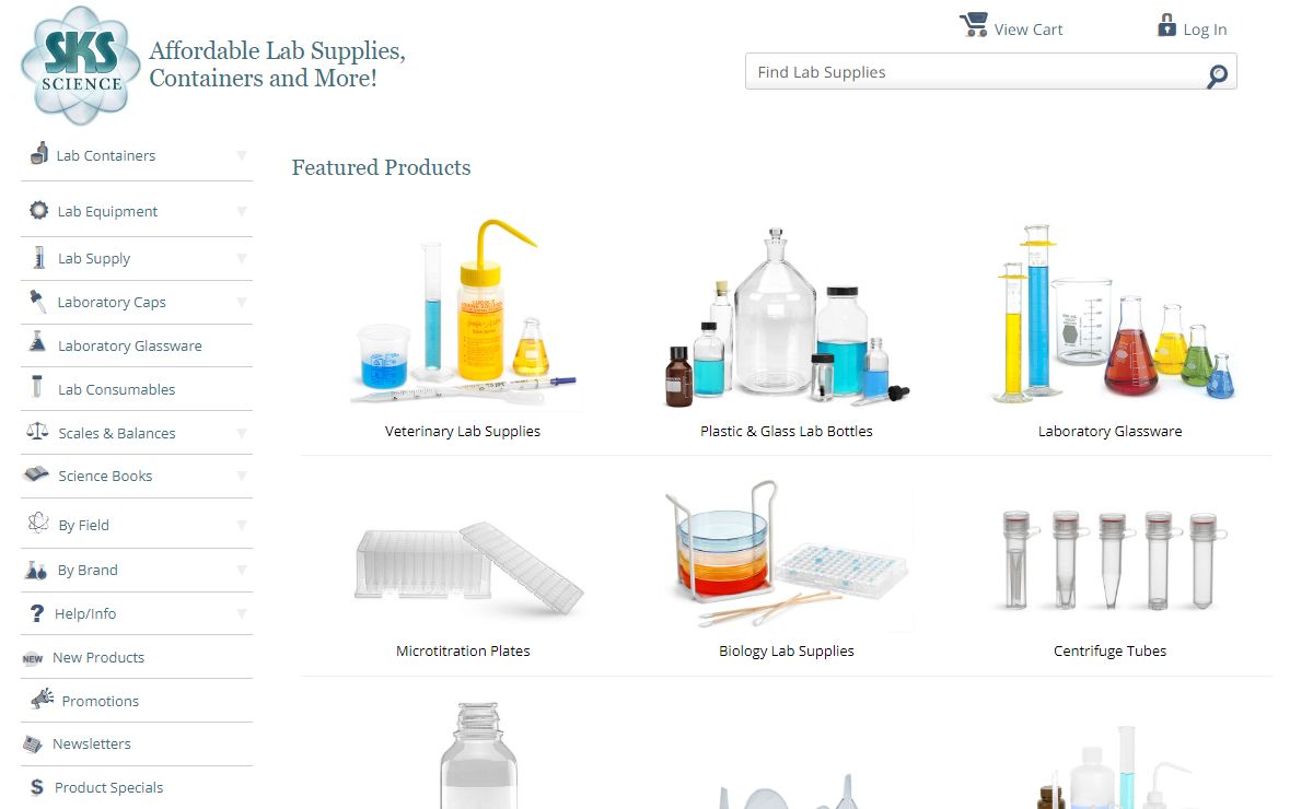 SKS Science Products - Lab Supplies, Lab Equipment, Laboratory Containers, Scales and Balances and More