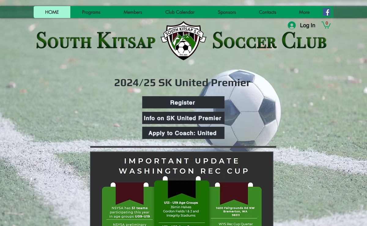 South Kitsap Soccer Club, Port Orchard, Washington