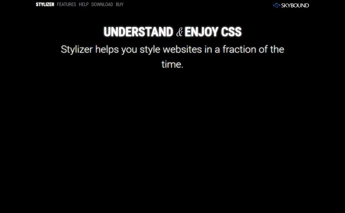 Stylizer | CSS styling in a fraction of the time.