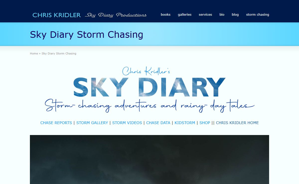 Chris Kridler | Sky Diary Productions | Sky Diary Storm Chasing